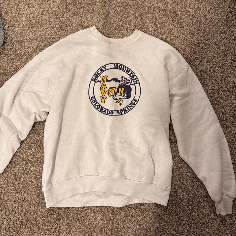 Men’s Vintage Navy Crewneck